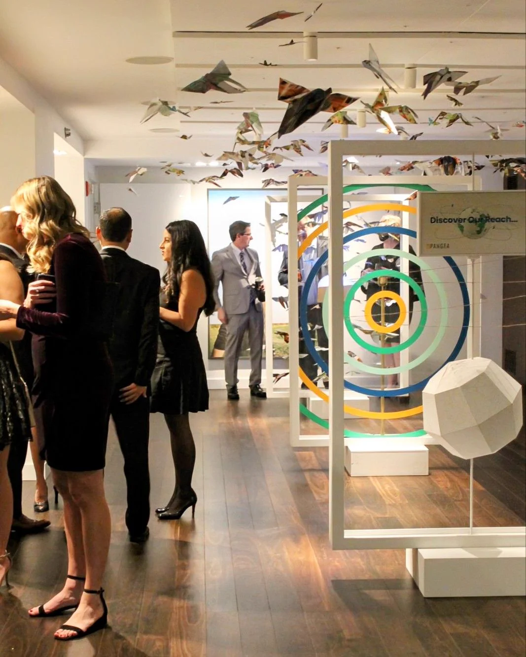 Event floral installation detail